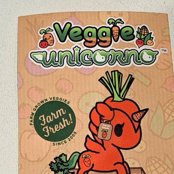 Tokidoki Veggie unicornos Set of 5 Little red, Brocco, Tater, Ninjin top, Corno - Picture 3 of 7